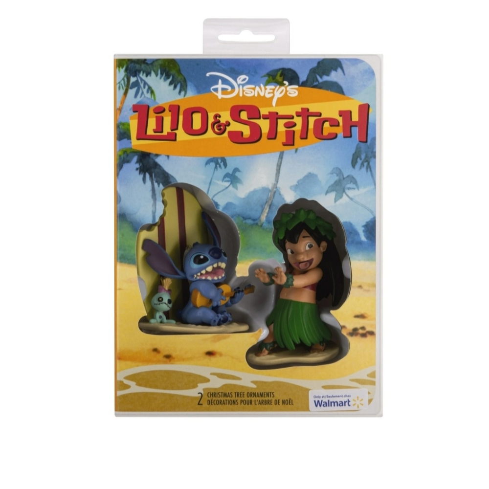 Lilo & Stitch 2 pack ornaments new in box